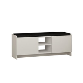 Hanah Home Zapatero Blanco 110 cm - Mueble de Entrada Elegante y Moderno con Amplio Espacio de Almacenamiento